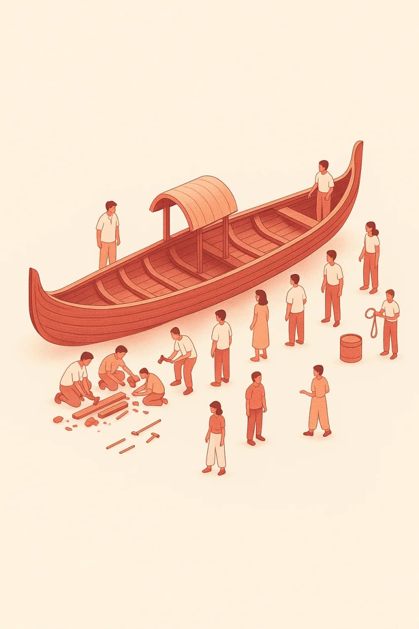 Traditional Kerala Vanchi Boat